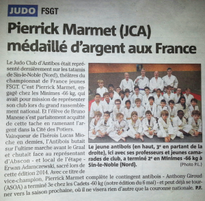 article nice matin championnat de france fsgt 2014